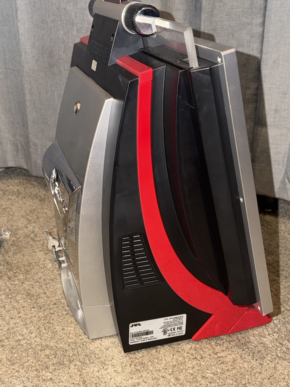 JVL Amusement CRT Arcade Monitor Display Unit CT10-0521-227703 US Cord
