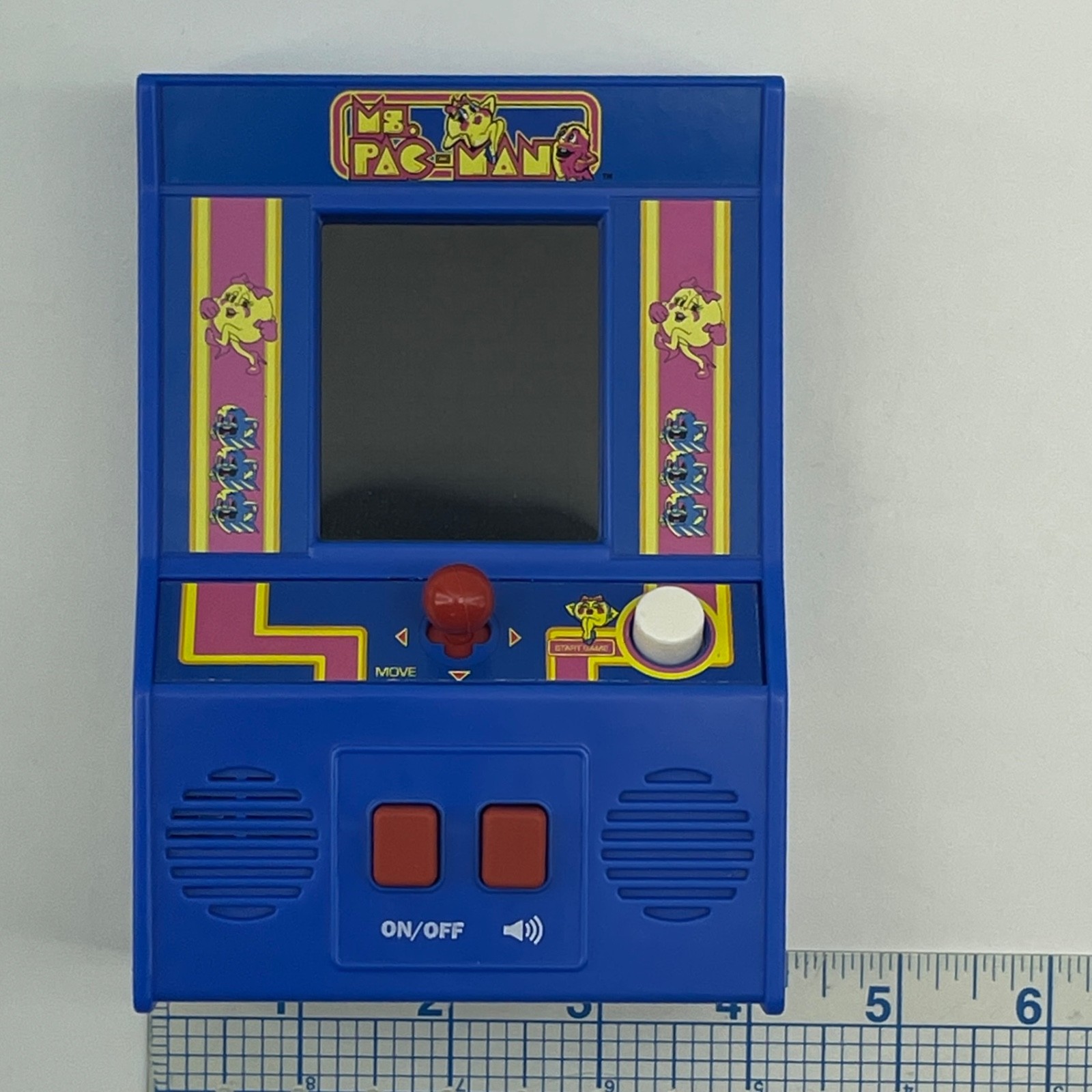Ms. Pac-Man Handheld Mini Arcade Game Bandai Namco Retro Classic Works