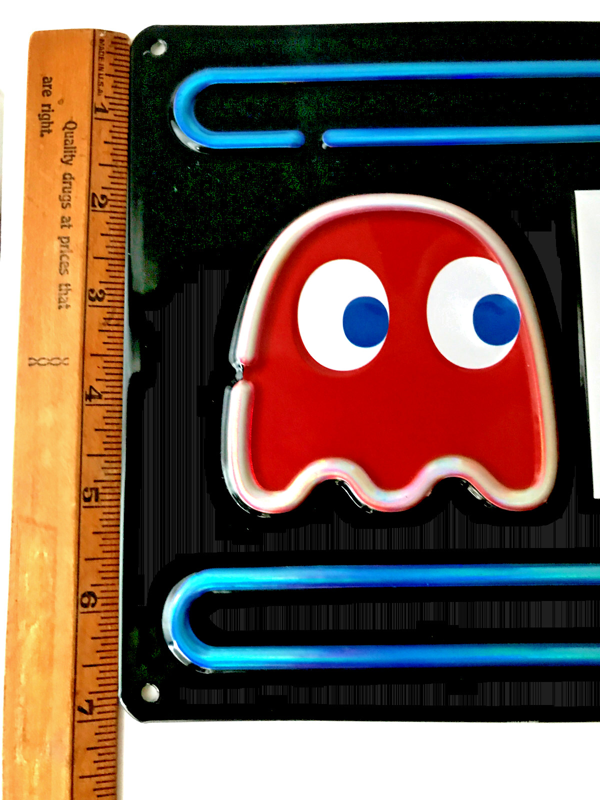 PAC-MAN ARCADE METAL SIGN – 7X20 IN.