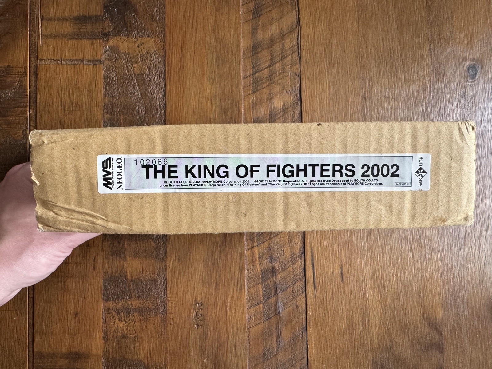 SNK Neo Geo MVS Kit King of Fighters 2002 Matching Serials English Authentic