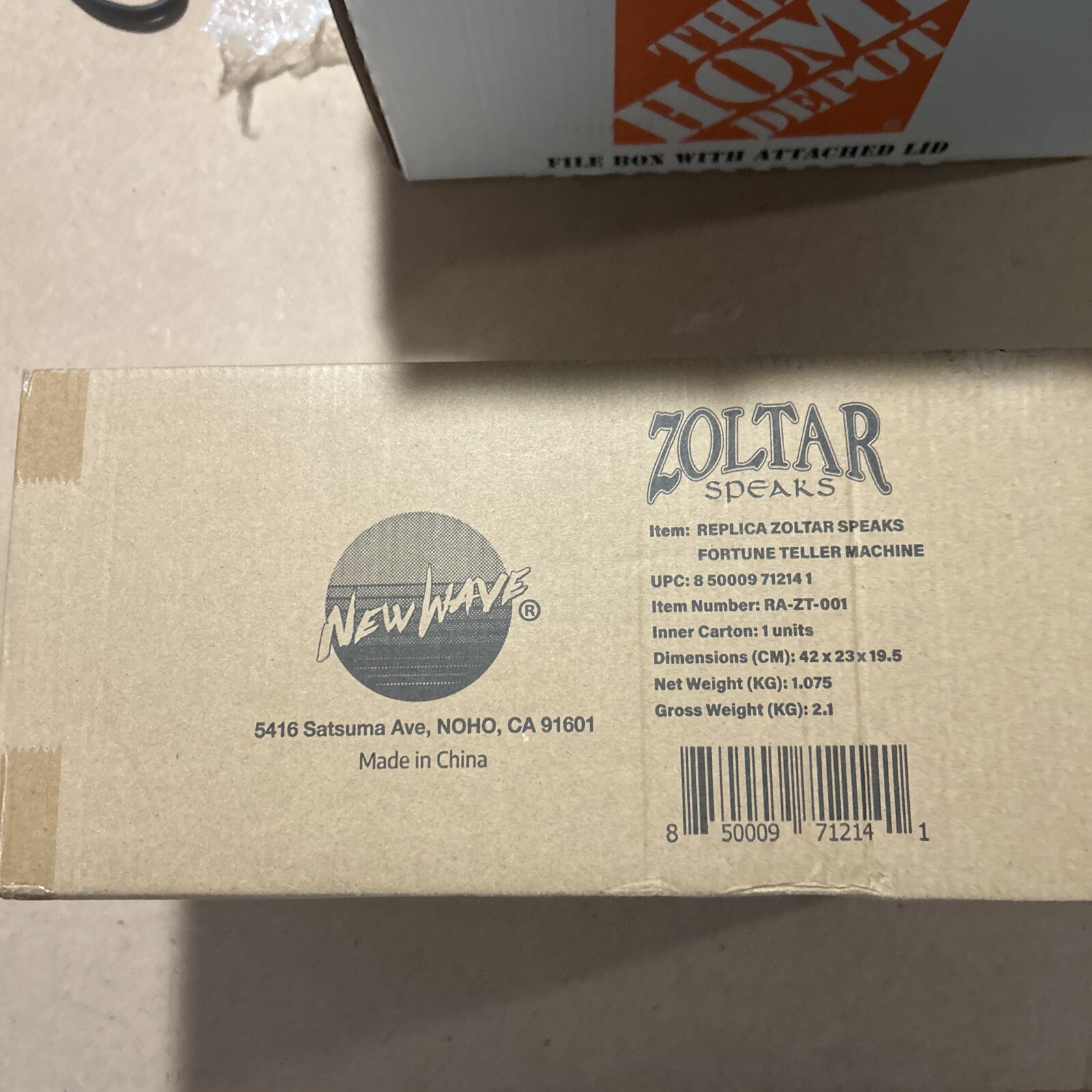 New Wave Toys Replicade Zoltar Speaks Fortune Teller (unopened, new in box)