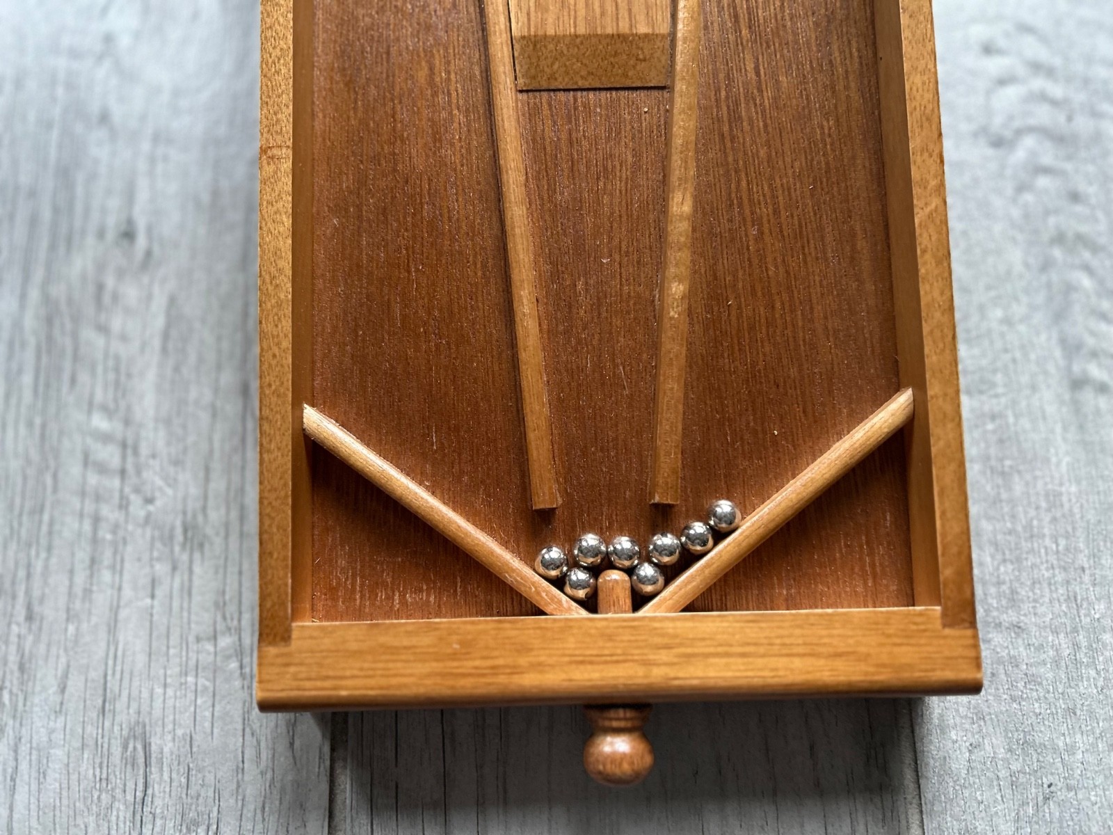 Skeeball Tabletop Arcade Game , Made Of Wood Sold Only At Clover