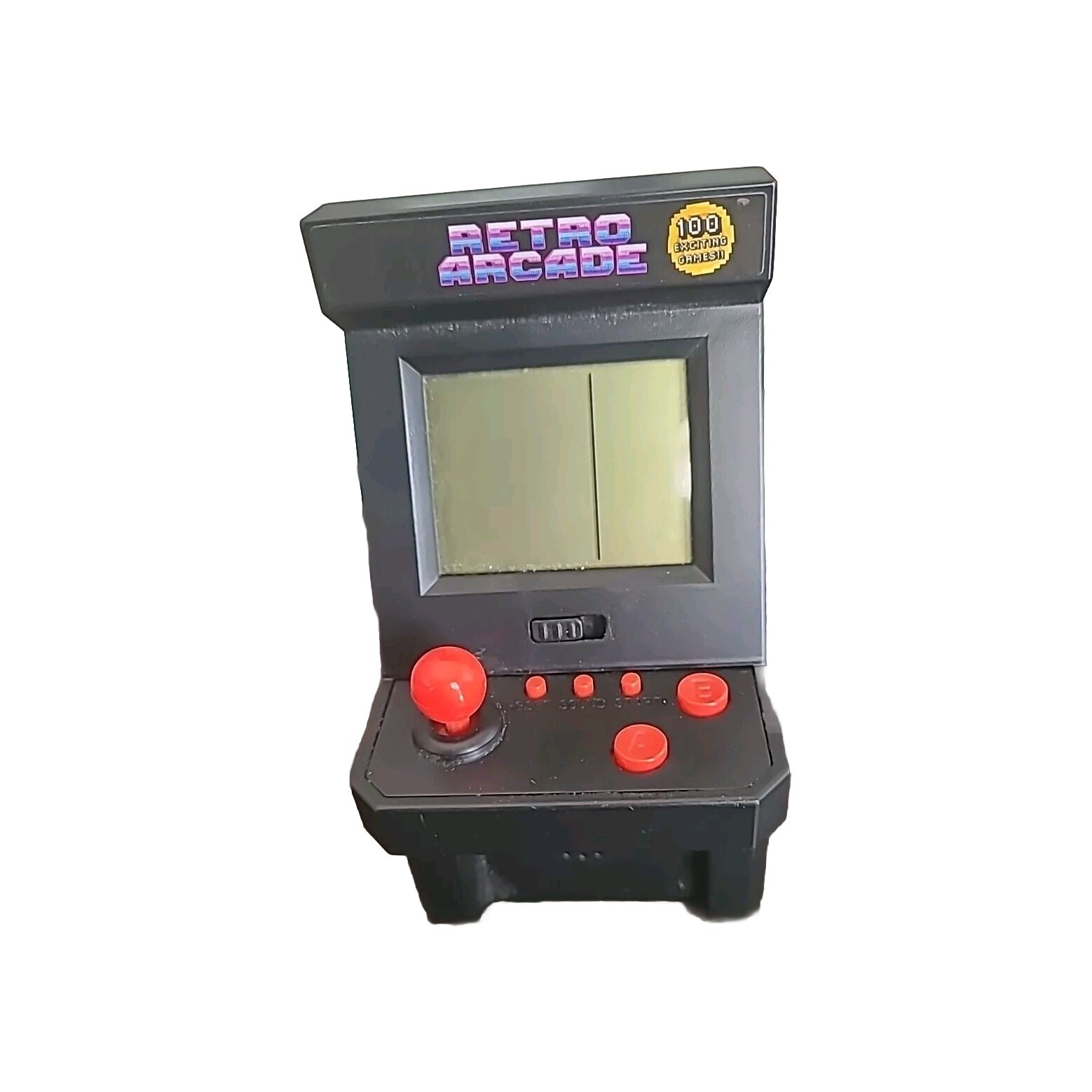 Retro Arcade 100 Exciting Games Mini Plastic Game Machine