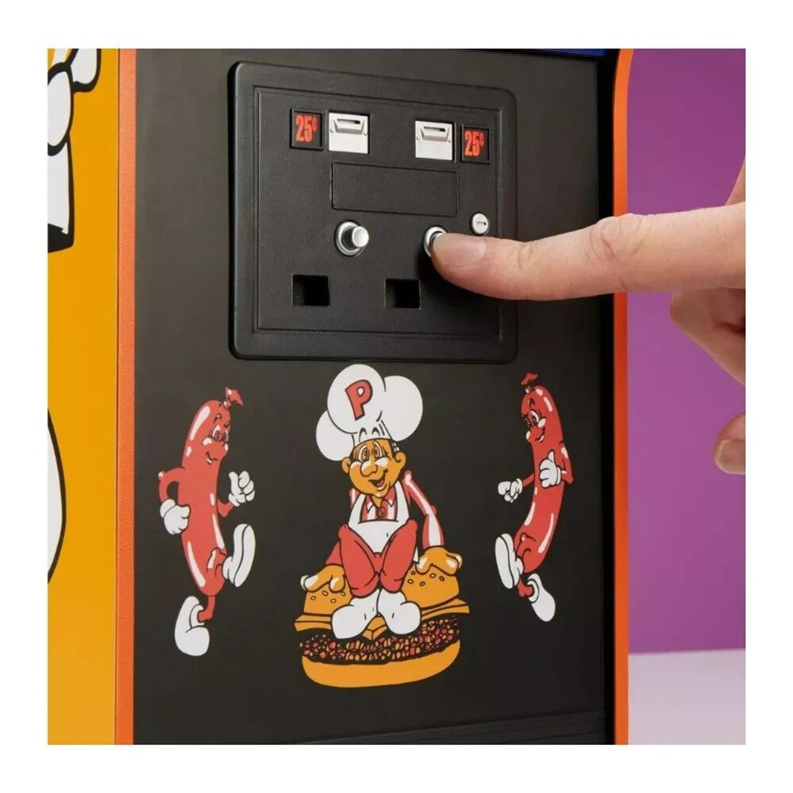 Numskull Quarter Arcades BurgerTime Mini Arcade 1/4 Scale Original ROM New