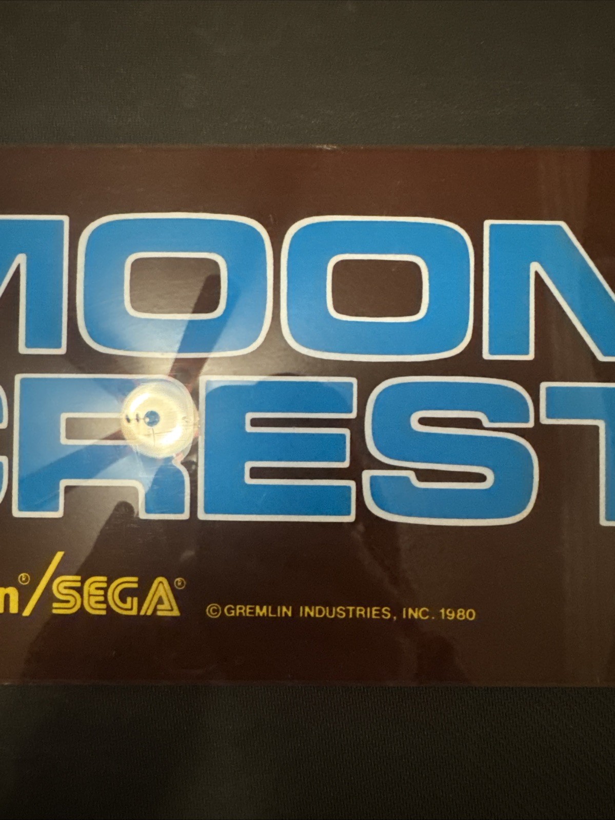 Authentic Moon Cresta Arcade Marquee Gremlin/SEGA 1980
