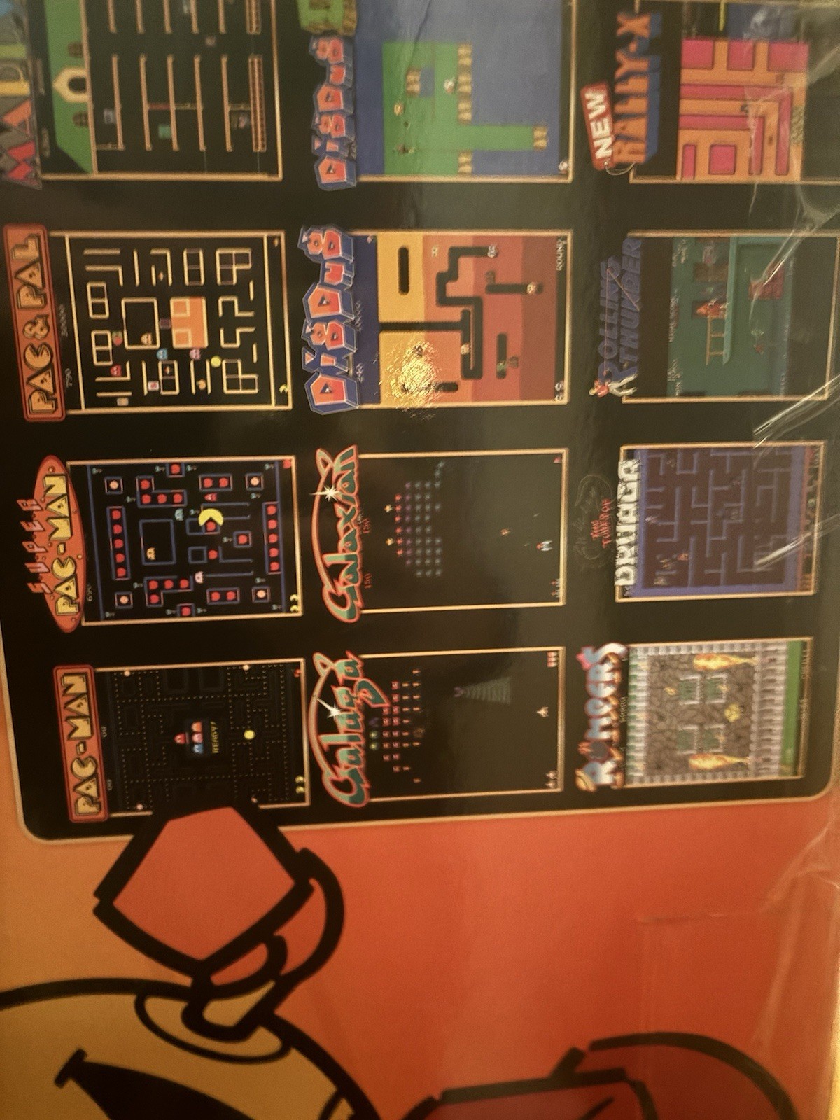 Arcade1Up PAC-MAN Pub Table Arcade Machine 6 Games: Galaga, Dig Dug, Rally-X
