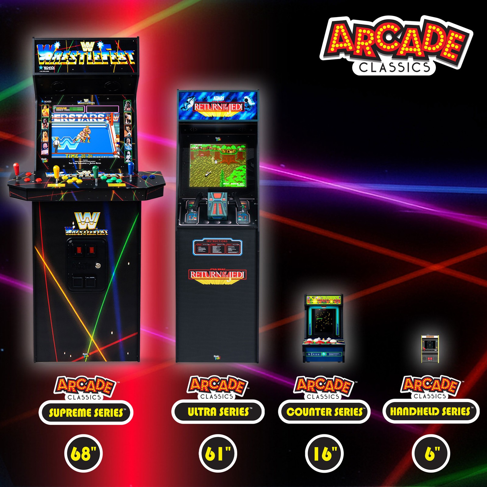 Arcade Classics Atari Tempest Counter Series Arcade Game (Open Box)