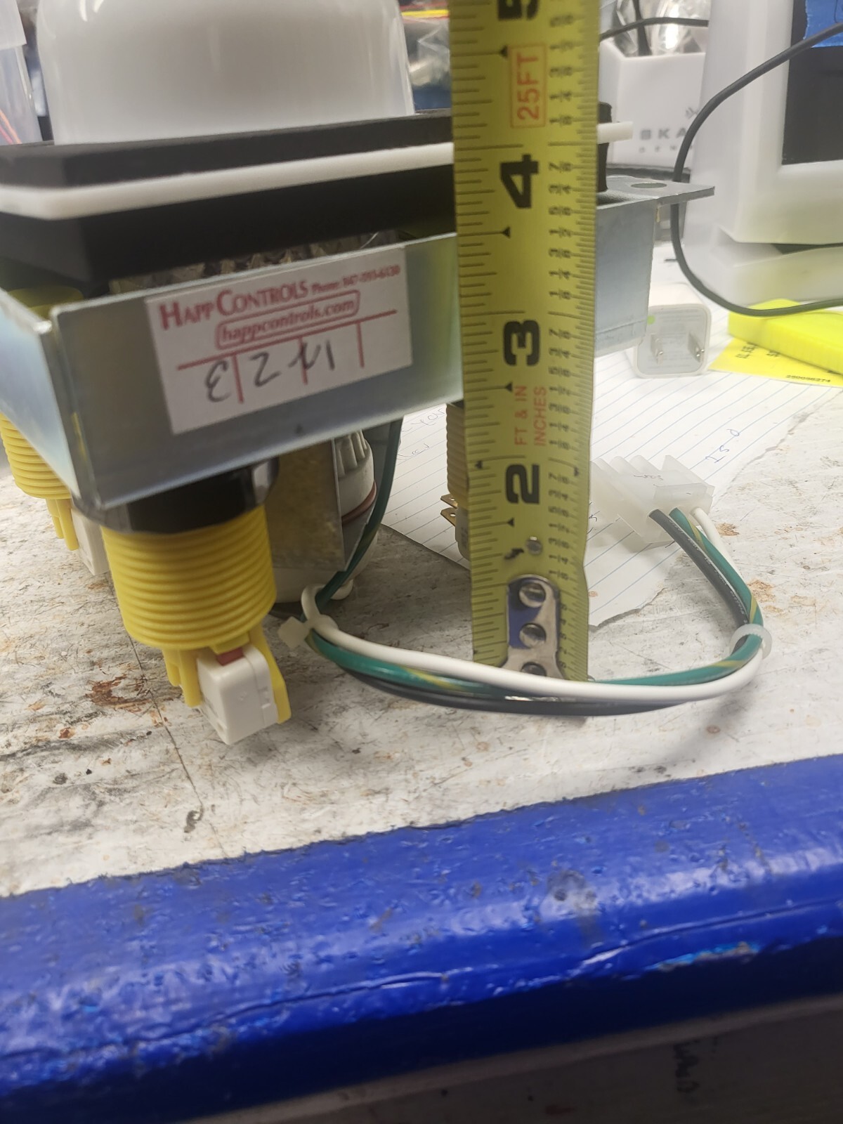 megabutton assembly with light.