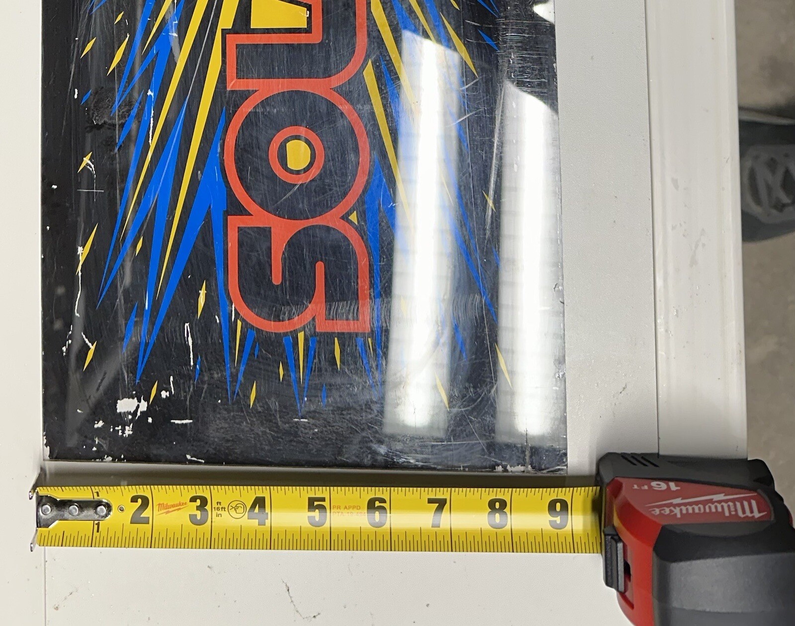 Vintage Arcade Video Game Original Cinematronics Marquee Header “Solar Quest”