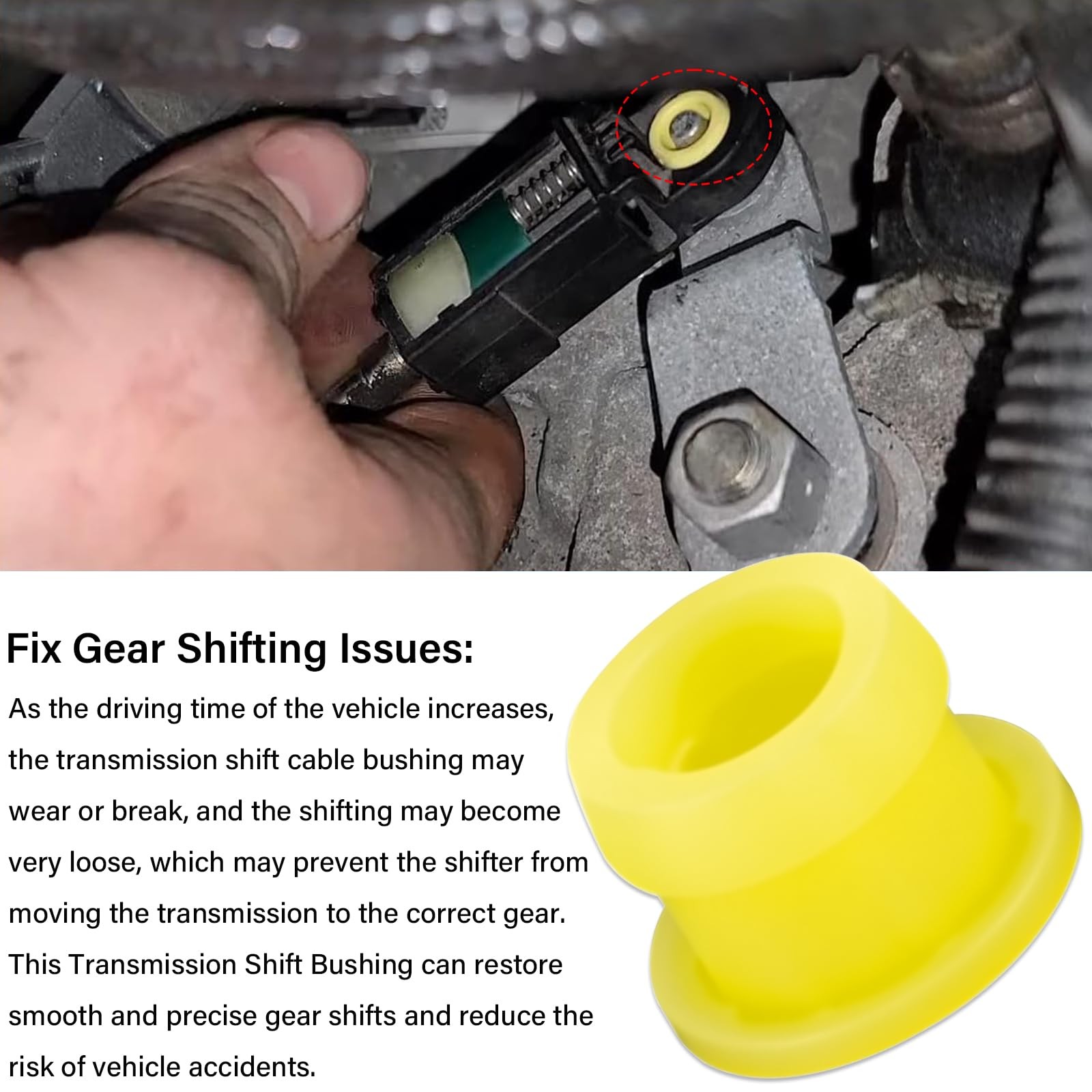 Transmission Shifter Bushing, Shift System Fault Fix, Fit for 2013-2020 Ford…