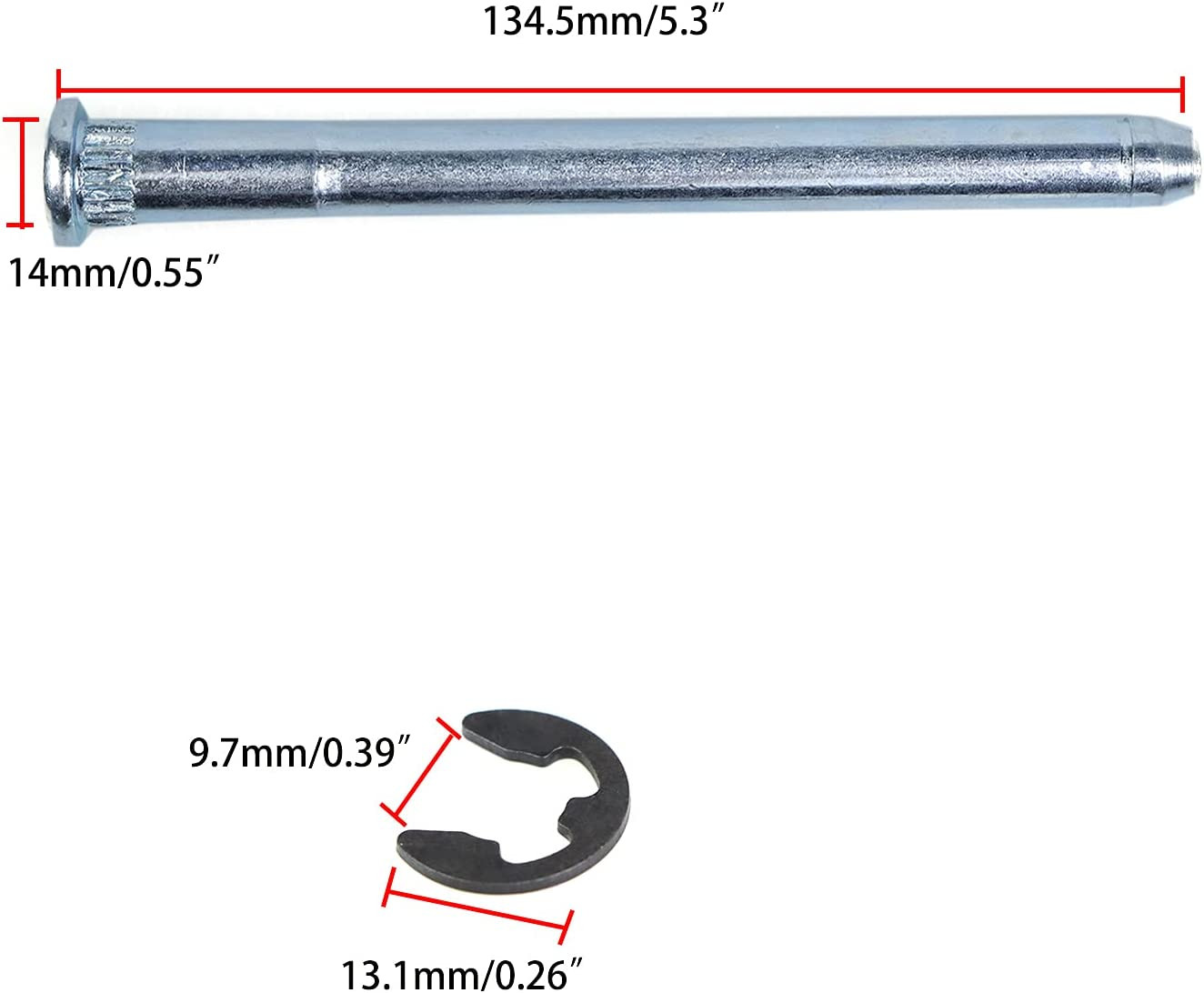 Door Hinge Pin and Bushing Repair Kits Compatible with 1988-2002 Chevy GMC