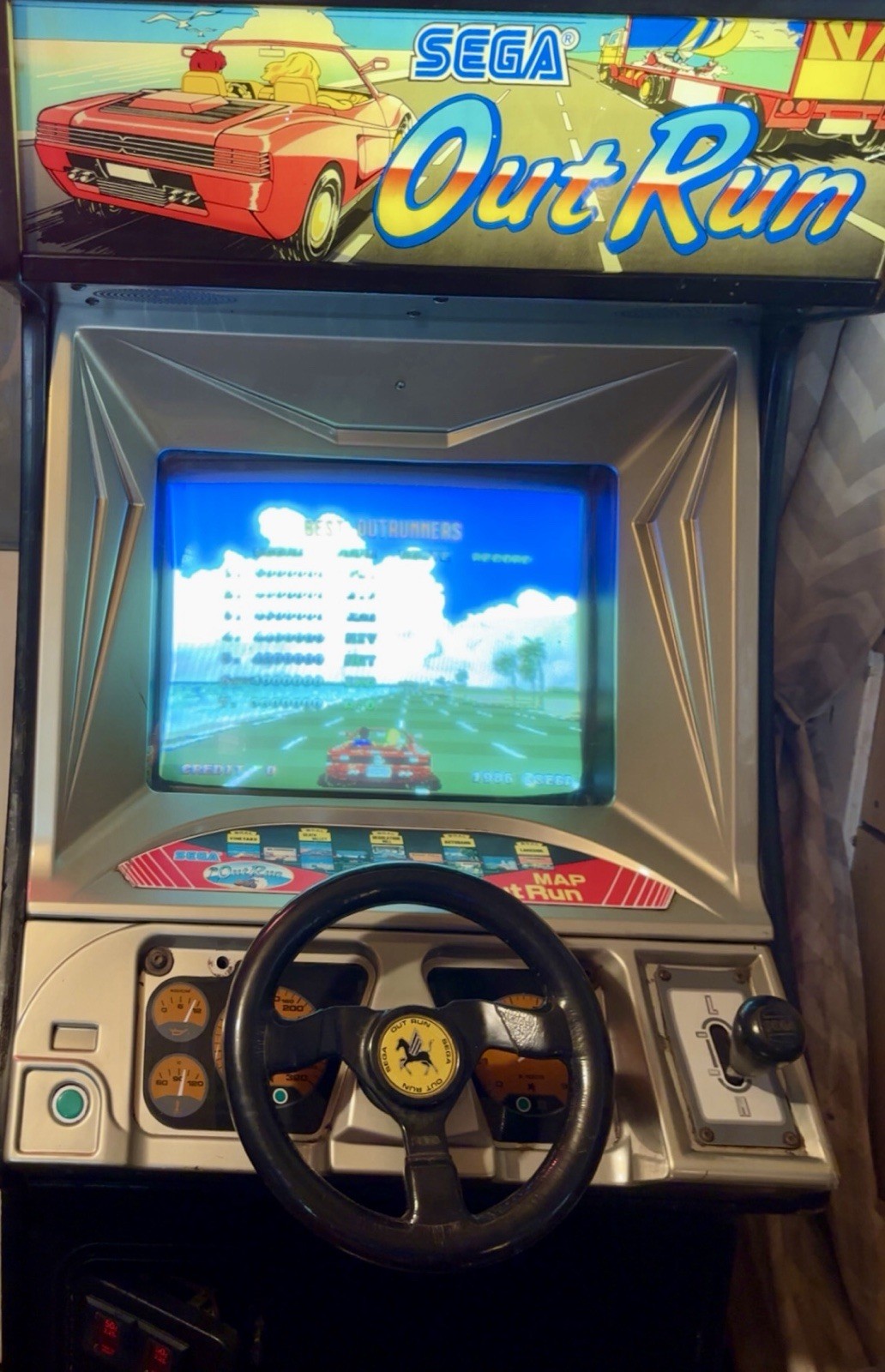 Vintage SEGA OutRun Arcade Machine – Fully Working!