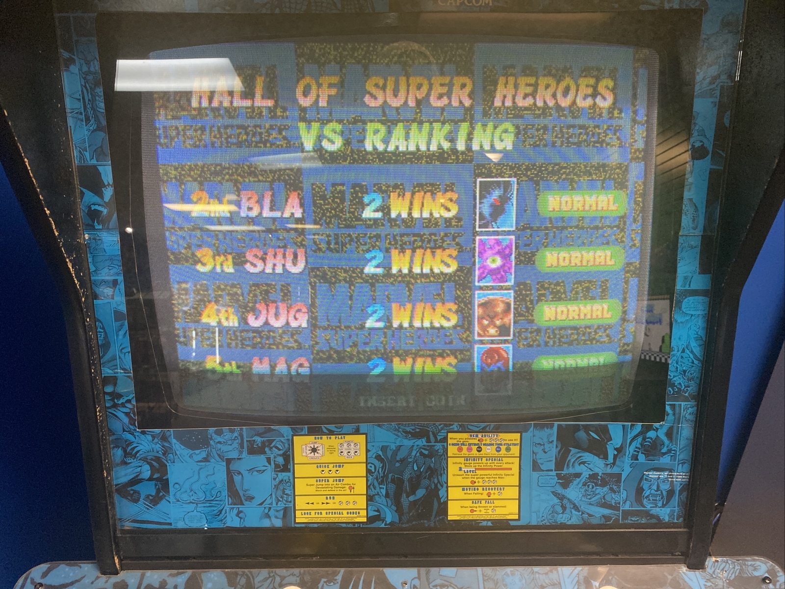 Marvel Super Heroes – Authentic Arcade Machine Working!! —See Details for more!