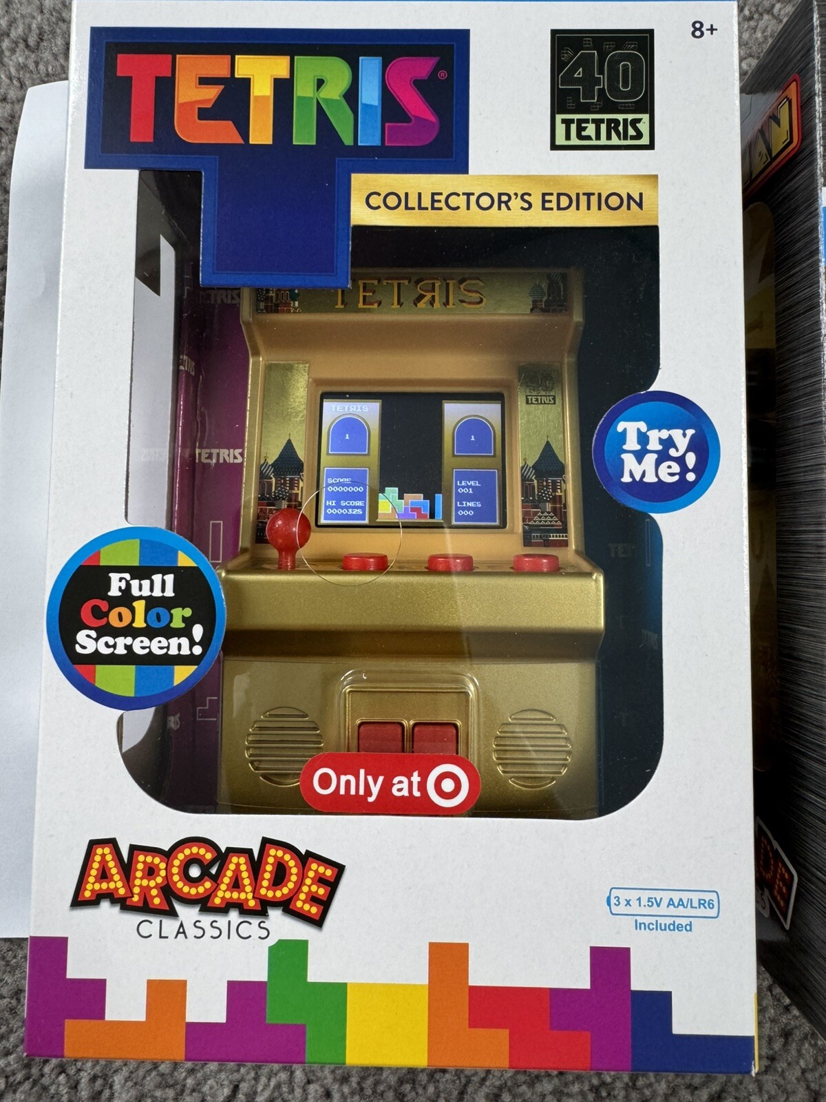 RARE Tetris 40 Collector’s Edition Gold Arcade Classics Brand New & Sealed!!!