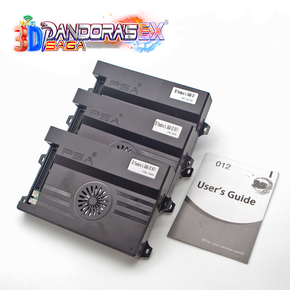 3D Pandora Saga EX Box 10000 in 1 Wifi market 128G SD Card download Arcade pcb