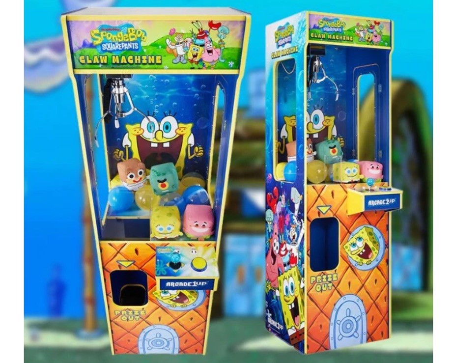Arcade1Up SpongeBob SquarePants Claw Machine ( Sealed In box )