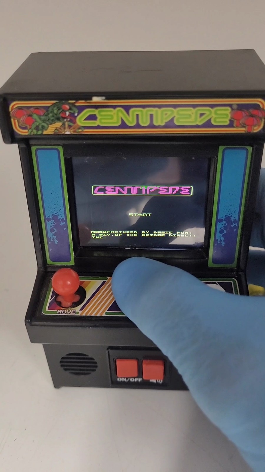 Vintage Game Atari Centipede Hand Held Arcade Machine 1981 Black WORKS Video