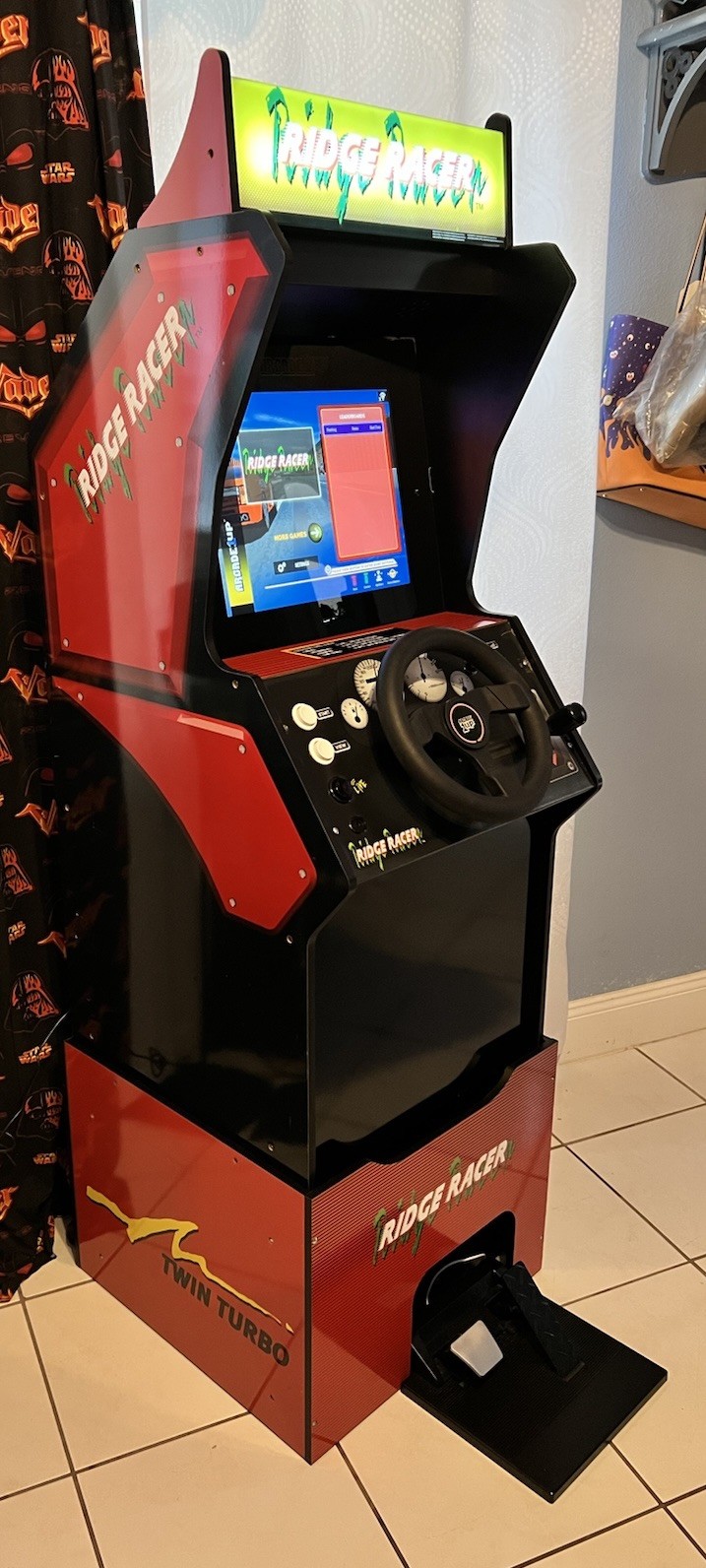 Arcade 1up Ridge Racer 5 in 1 Cabinet With Rumble steering Wheel, Lit & Riser 🔥