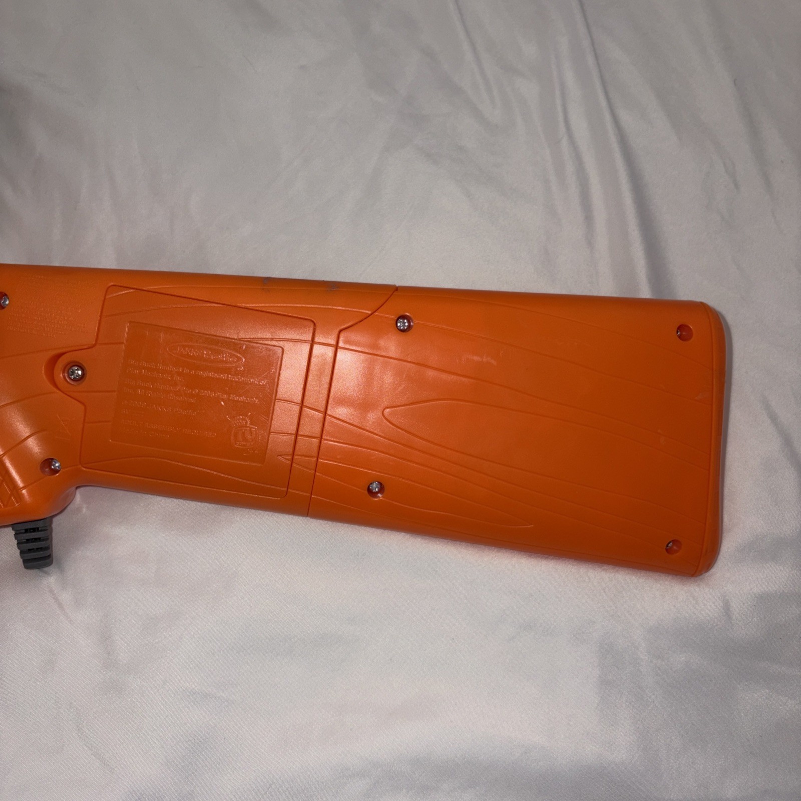 BIG BUCK HUNTER PRO Orange Shotgun Gun Controller Jakks Pacific 2006 No Sensor