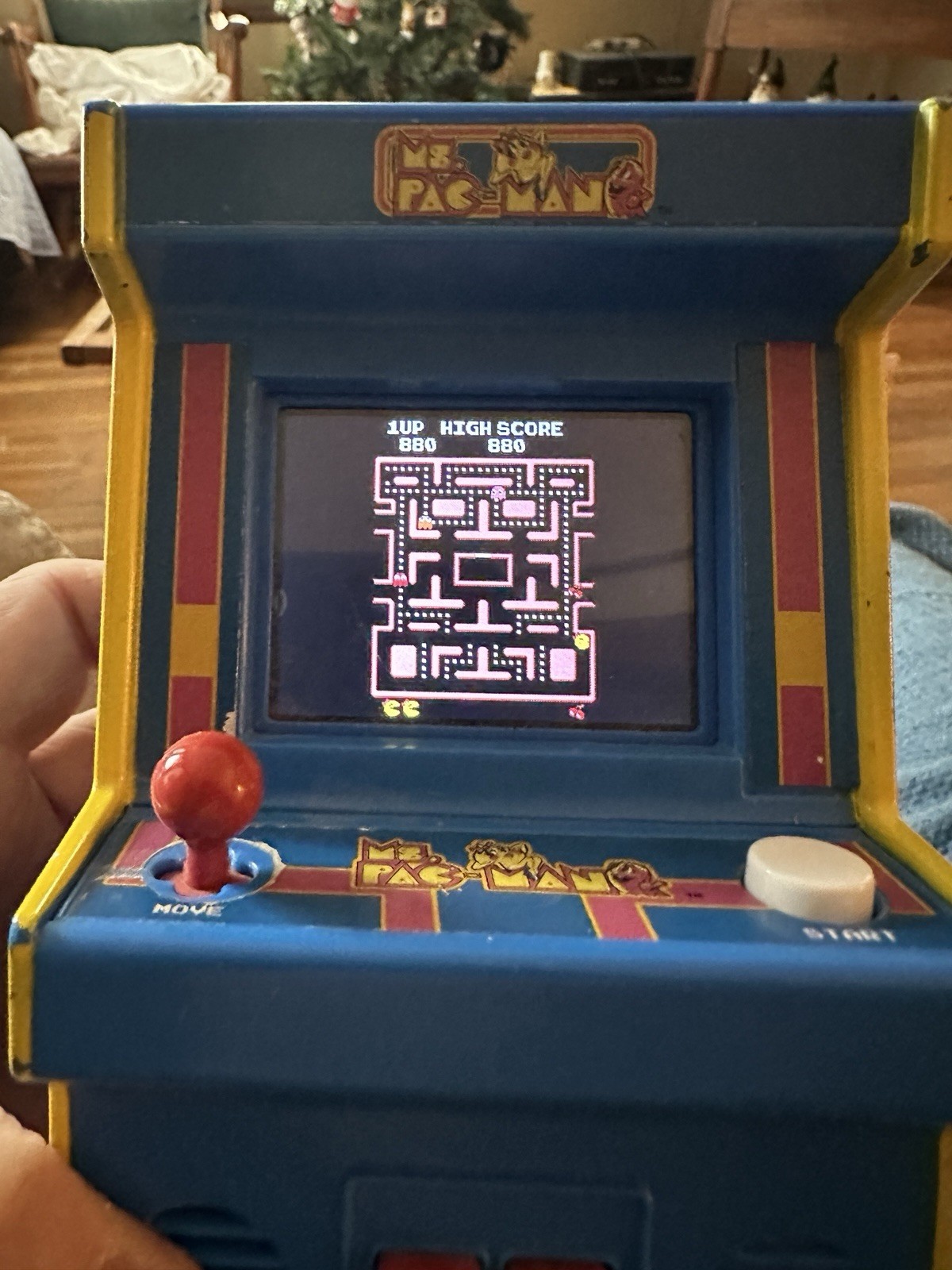 Arcade Classics Ms.Pac-Man Hand Held #09615 Retro Mini Arcade Game 2018 Tested