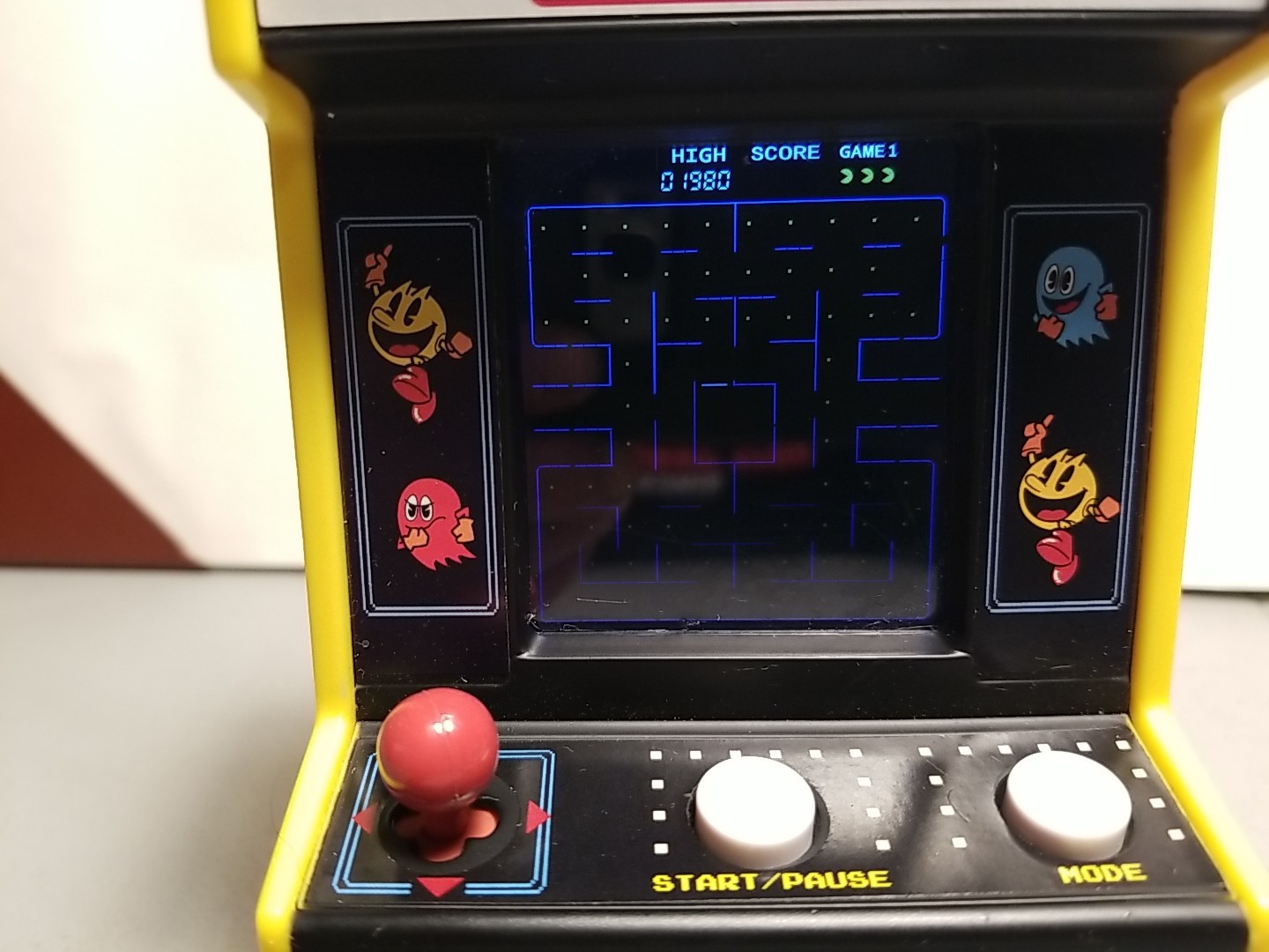 Pac Man Arcade Classics Mini Arcade Game With Color Screen Working Tested