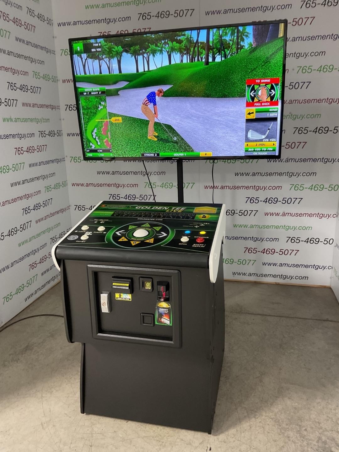 2022 Golden Tee Pedestal by Incredible Technologies COIN-OP Arcade Video Game