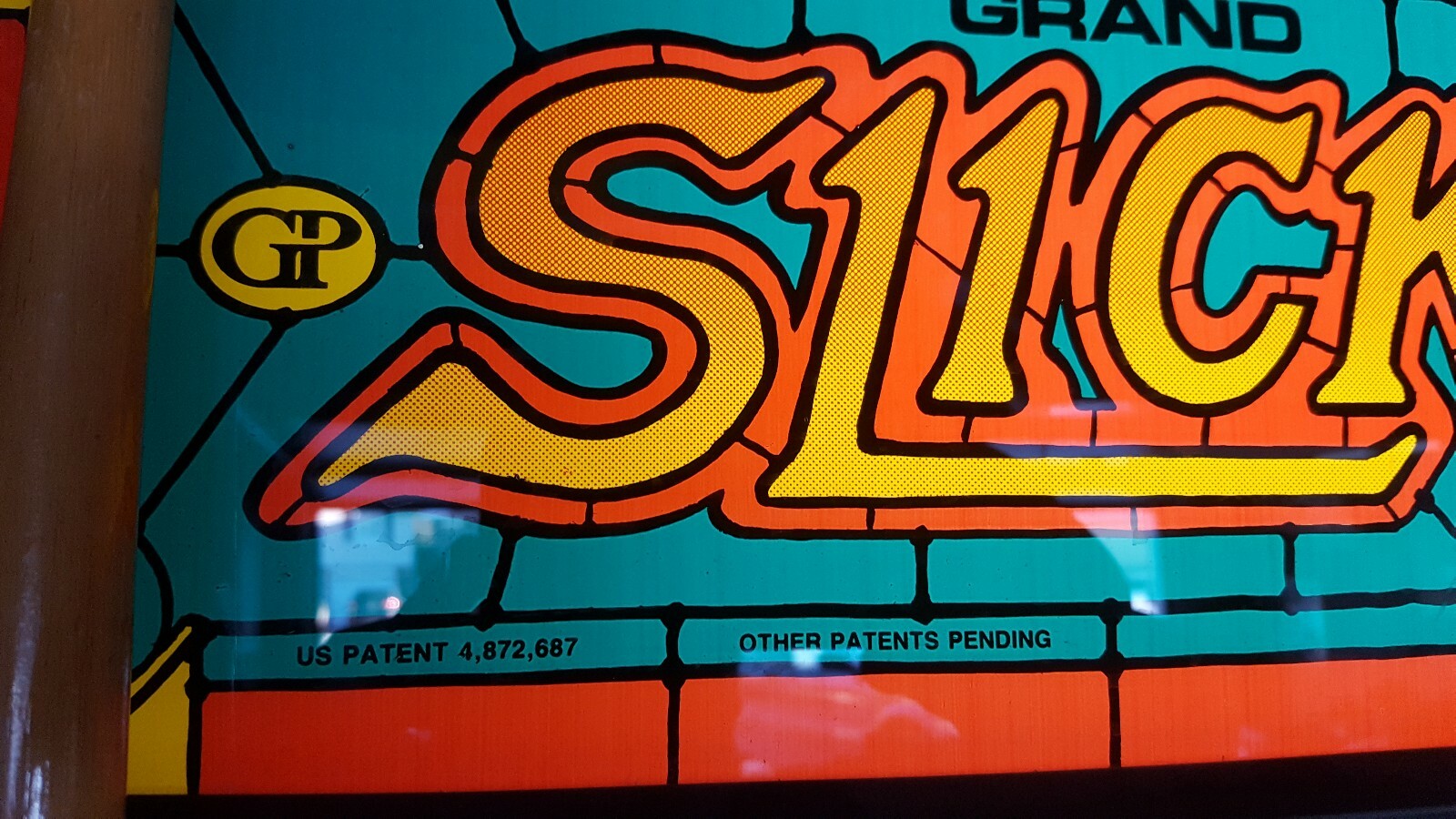 Slick Shot Arcade By Grand Products, original coin op video game, complete