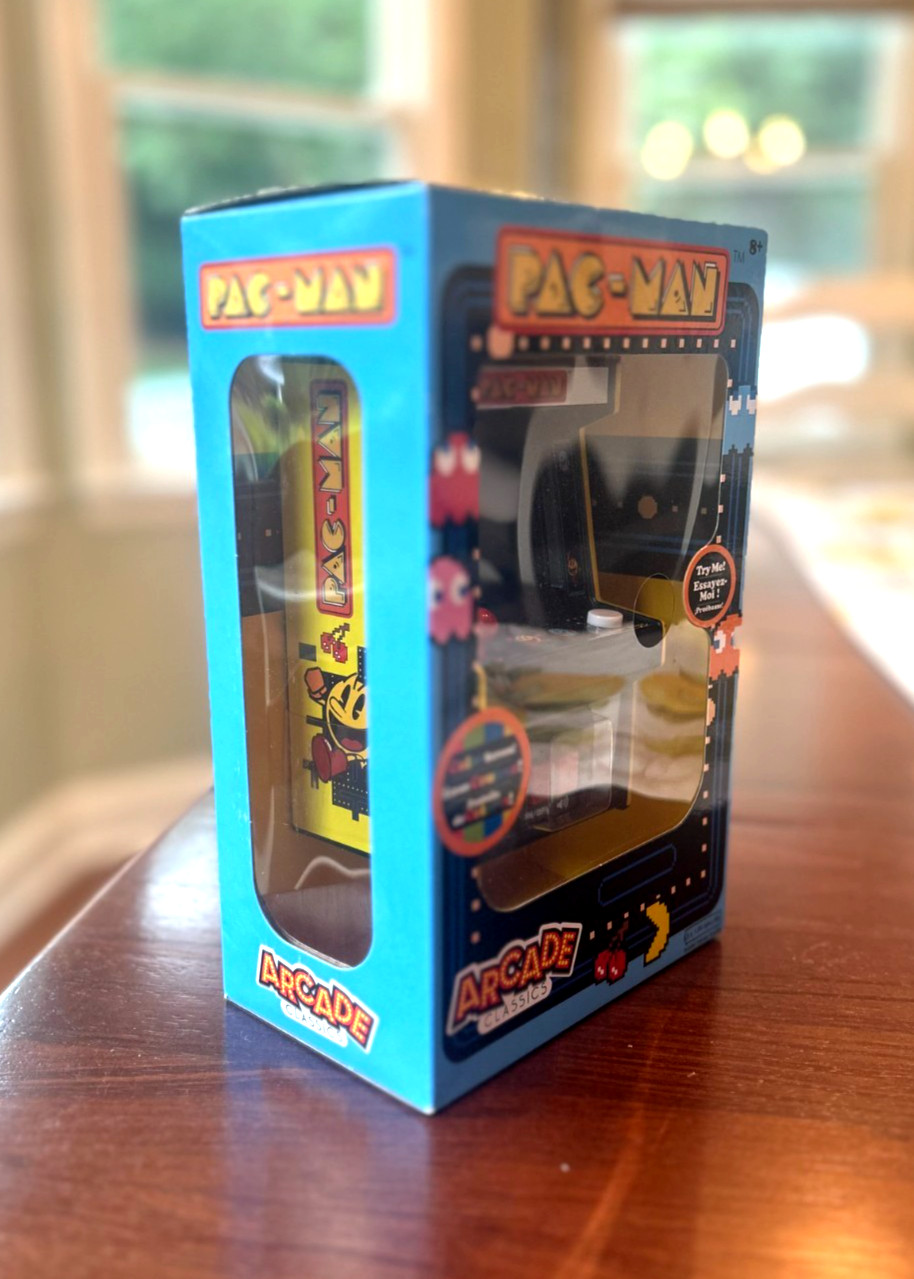 Basic Fun Pac-Man Arcade Classics Mini Arcade Game Color TFT Screen NEW Sealed