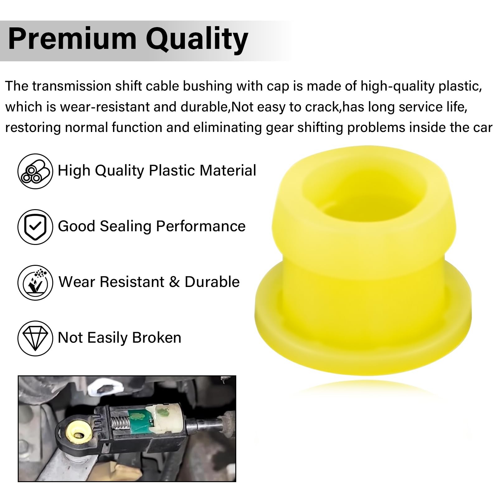 Transmission Shifter Bushing, Shift System Fault Fix, Fit for 2013-2020 Ford…