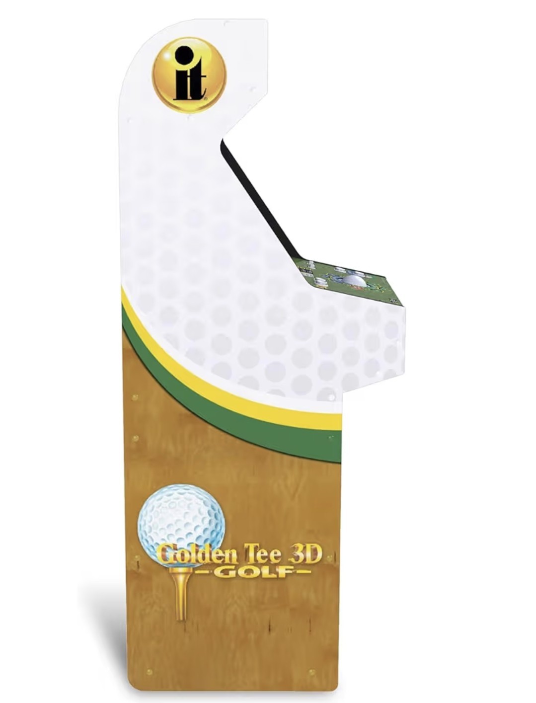 Golden Tee 3D Deluxe Arcade Machine Built Home Over 5-Foot-Tall WE SHIP OVERSEAS