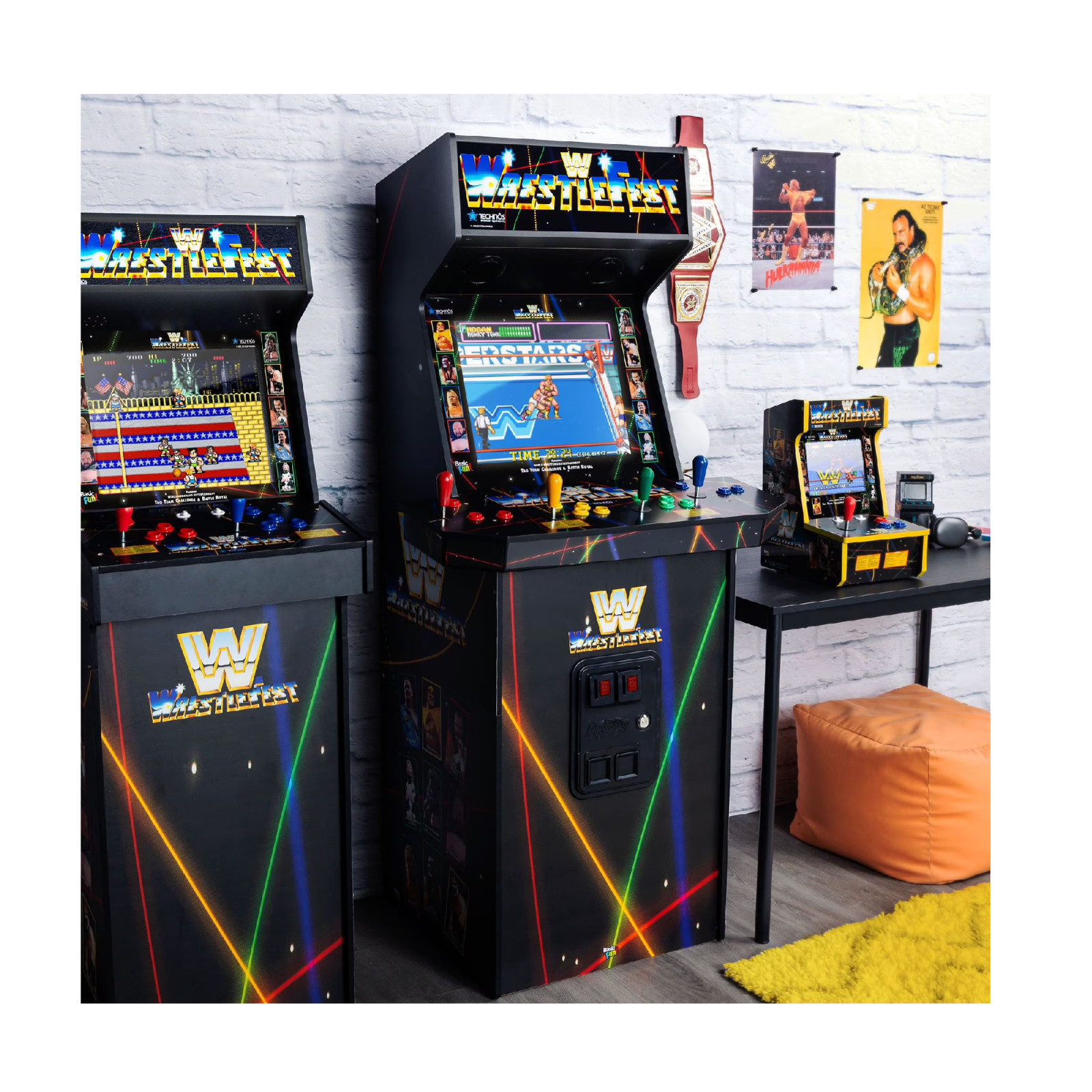 4 Player WWE Supreme Series Premium Arcade Cabinet 5 Games Included