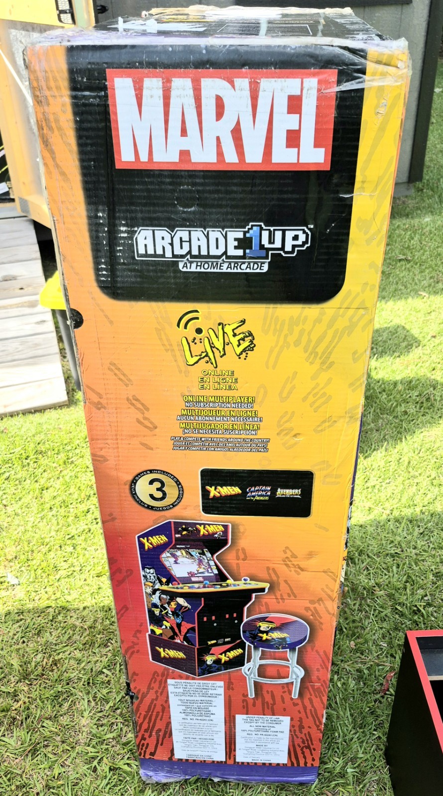 Arcade1Up Marvel X-Men Live At Home Arcade Machine / Home Arcade Cabinet, Repro