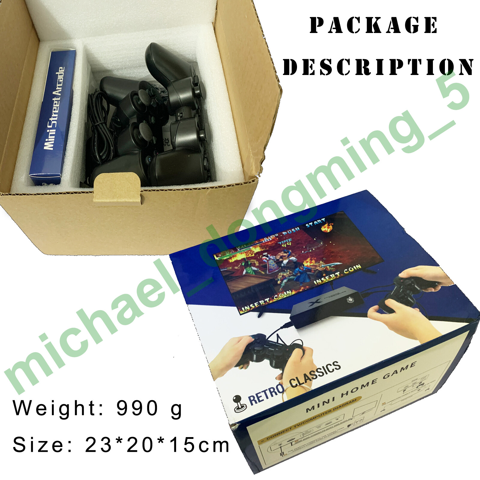 4260 Games 720P Pandora’s Box DX Mini Arcade with Wireless Handle Controller