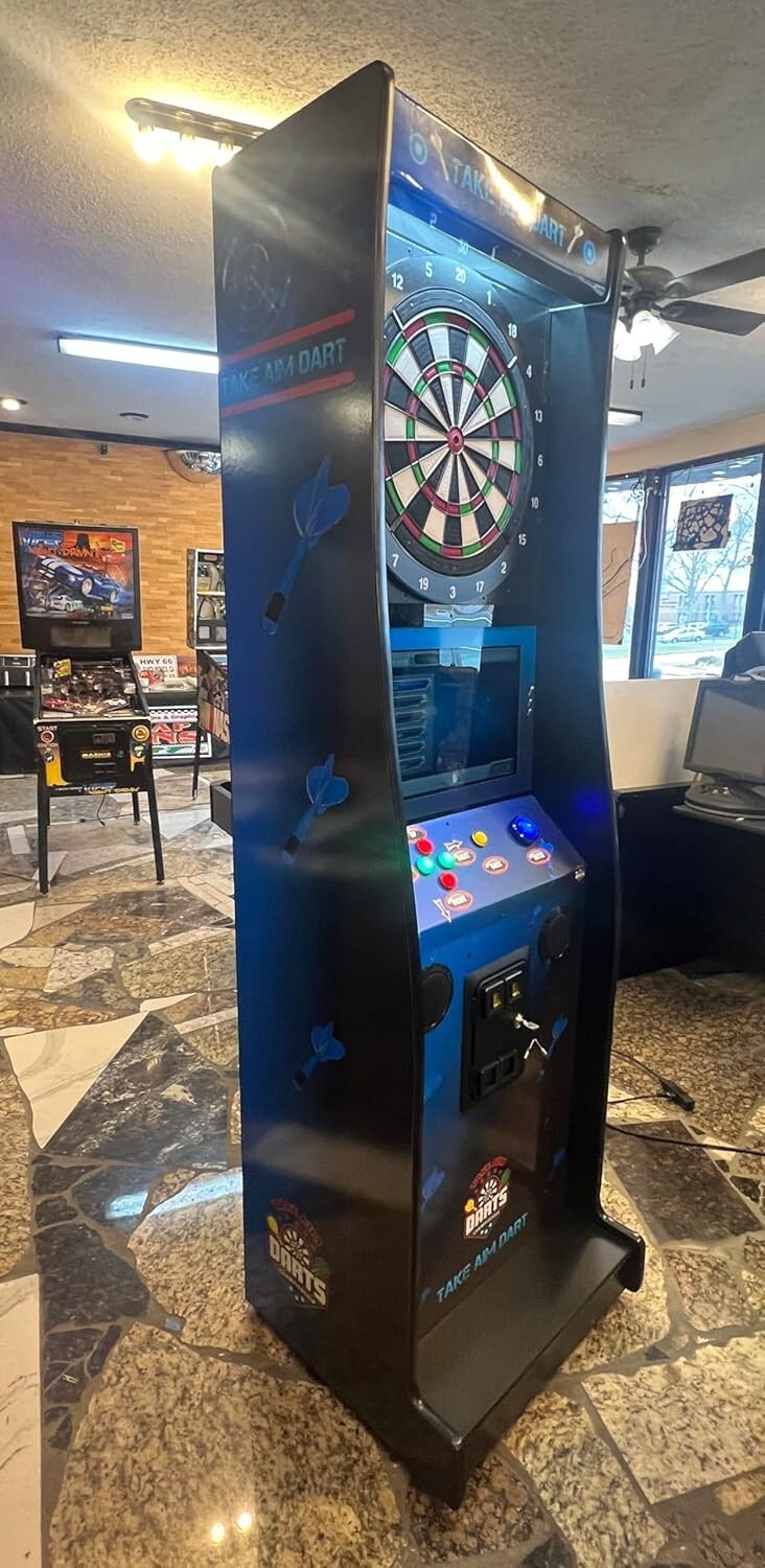Heavy Duty Electronic Non Coin Operated Take Aim Dart – Free Curbside Delivery