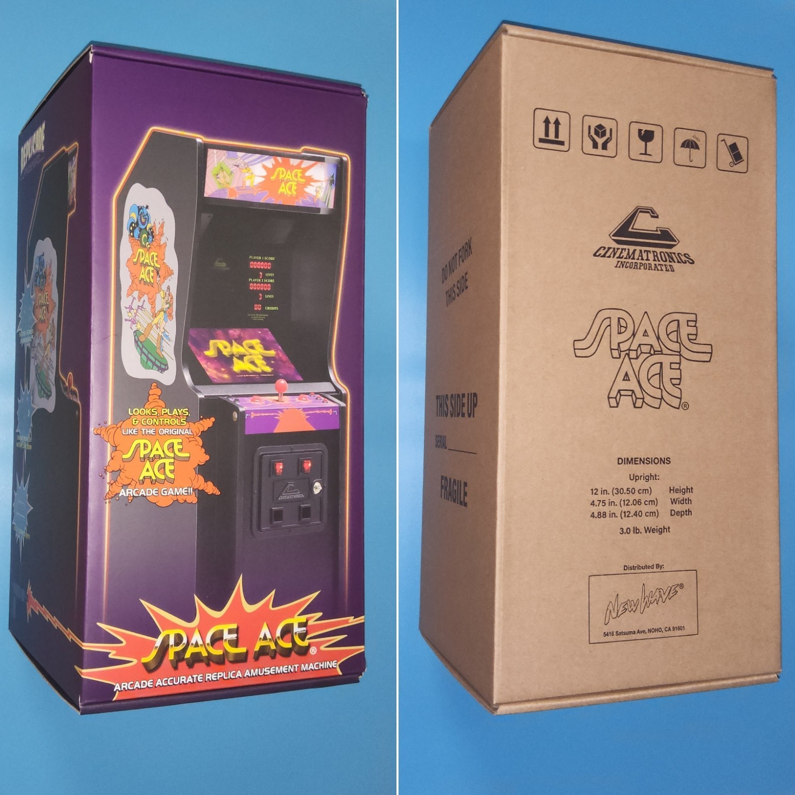 New Wave Toys Space Ace x Replicade 1/6 Scale Arcade Pre-Owned