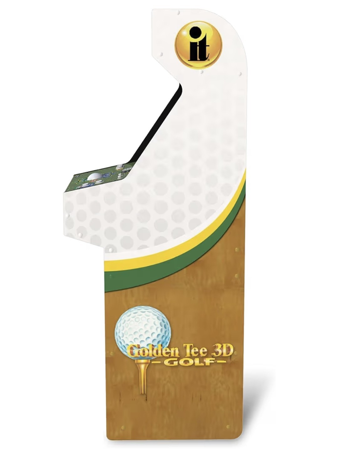 Golden Tee 3D Deluxe Arcade Machine Built Home Over 5-Foot-Tall WE SHIP OVERSEAS