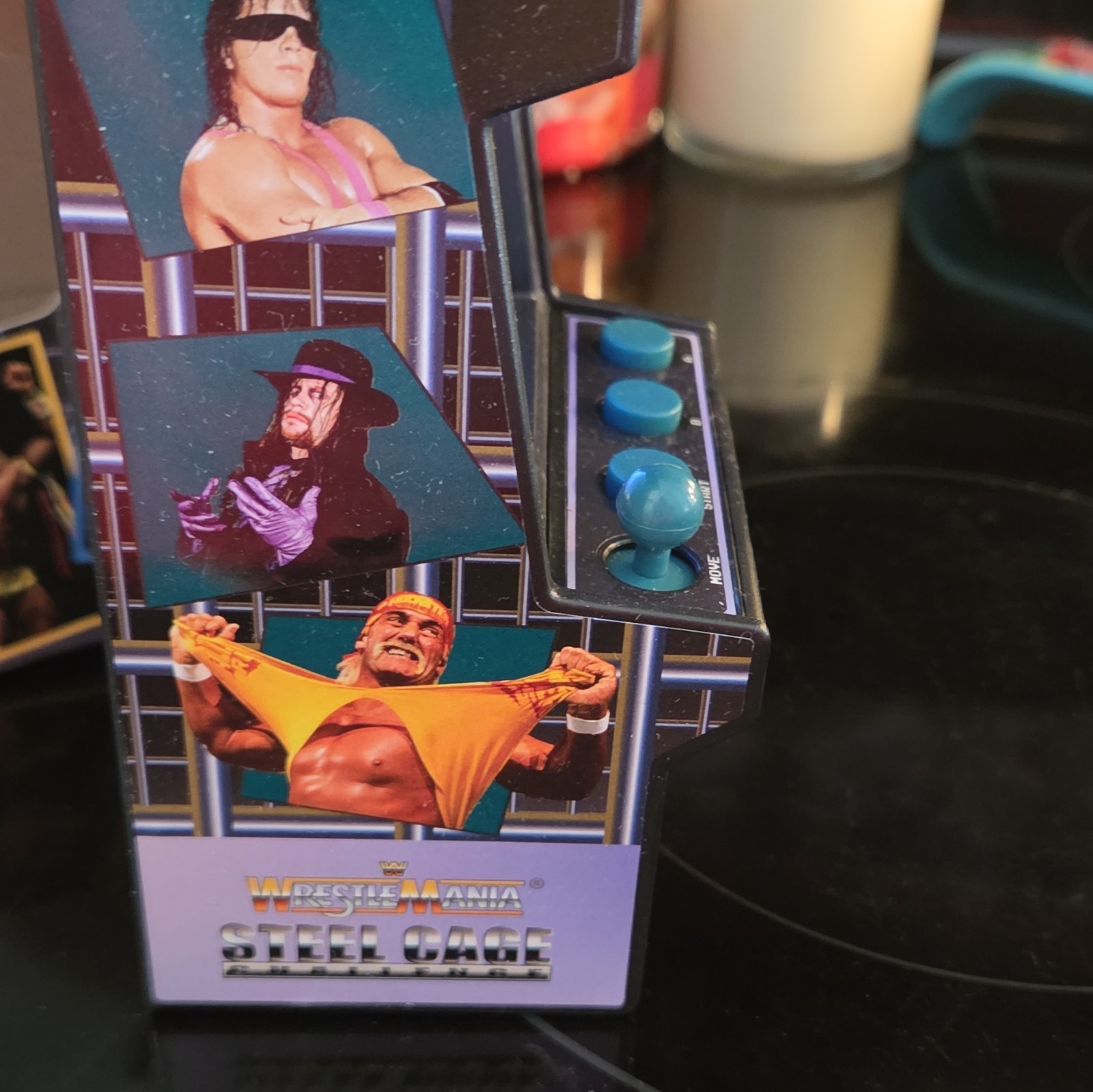 Arcade Classics WrestleMania: Steel Cage Challenge Mini Arcade Machine- WWE