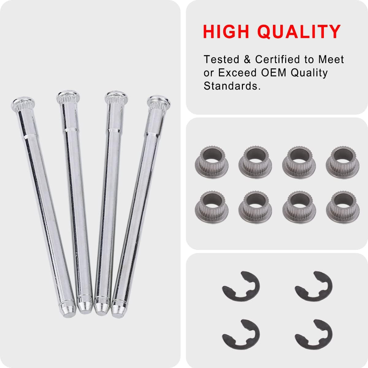 Door Hinge Pin and Bushing Repair Kits Replace# 15685040 15562609 38419 Fits for