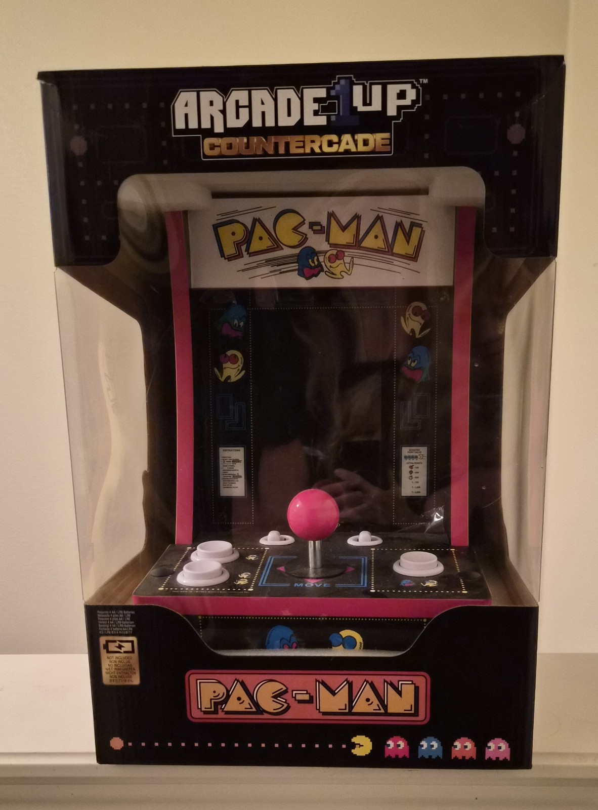 Arcade1Up Countercade Pac-Man Mini Arcade Cabinet Tabletop Game Machine