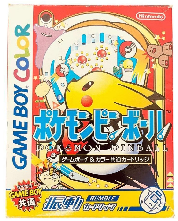 Pokemon Pinball Nintendo Gameboy Color 1994 Universal game software cartridge