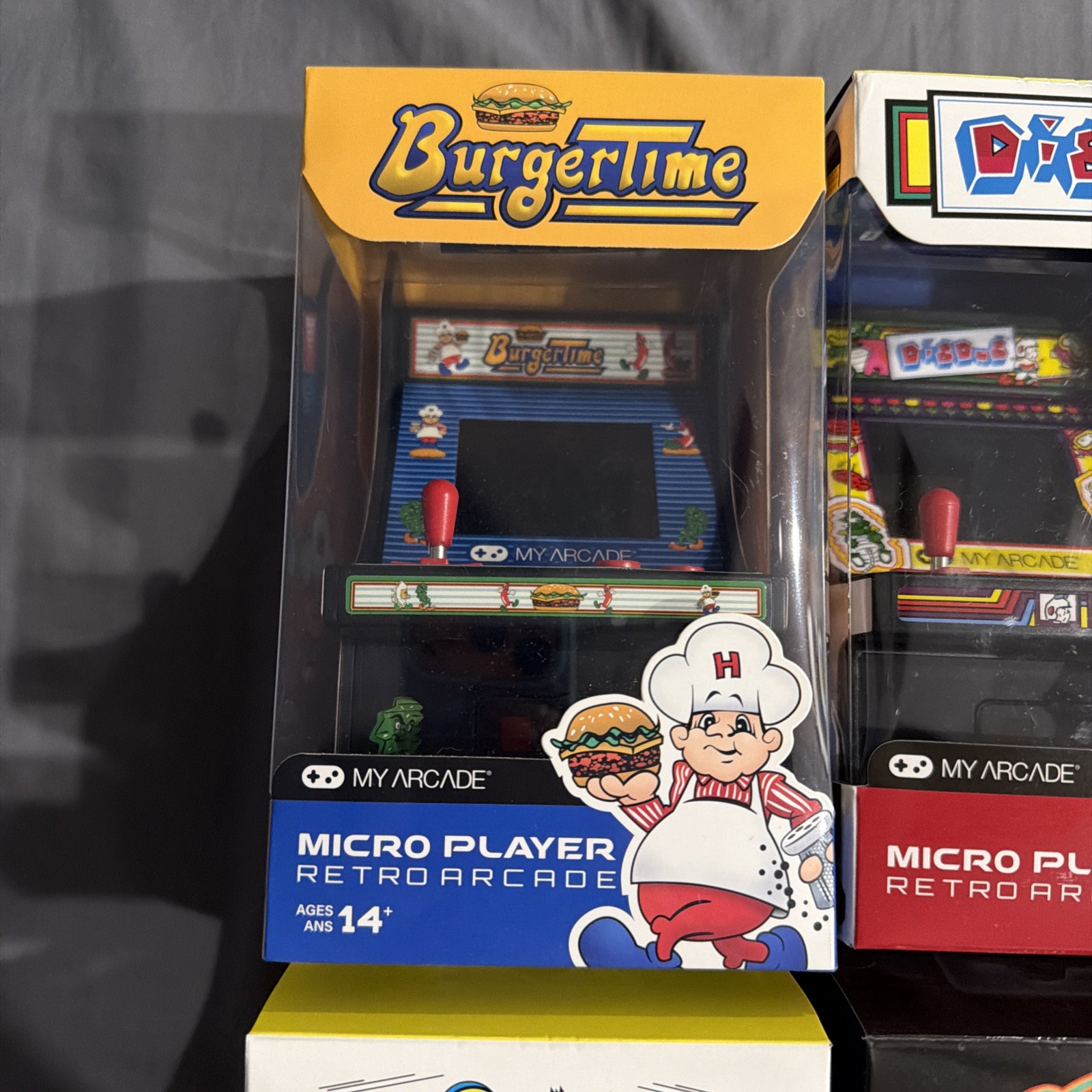 My Arcade Dig Dug. Burgertime. Galaga. Pac-Man. Micro Player Bundle. Read Desc.