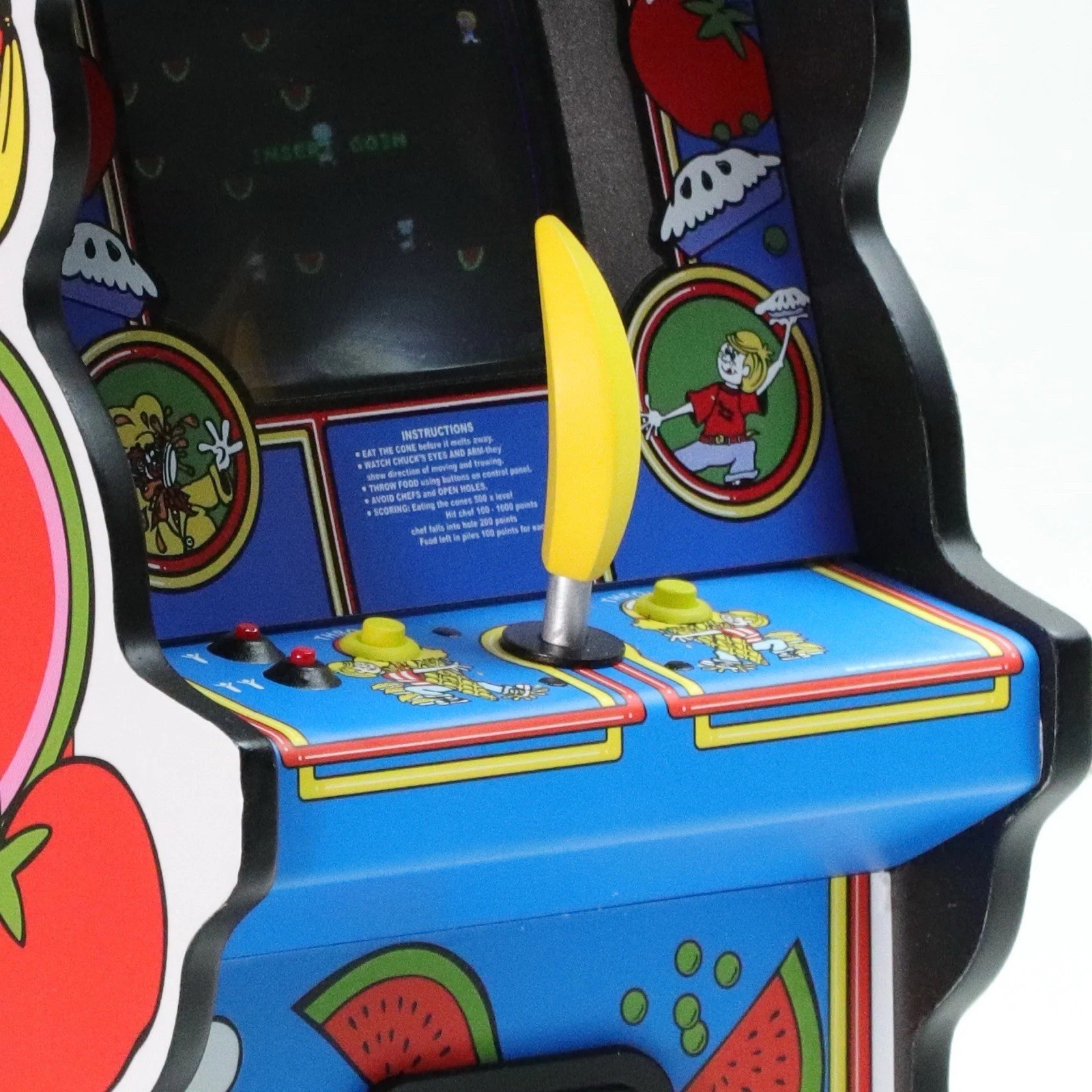Replicade FOOD FIGHT Original Ltd 1st Edition 1/6 Scale 12″ Mini Arcade – NEW