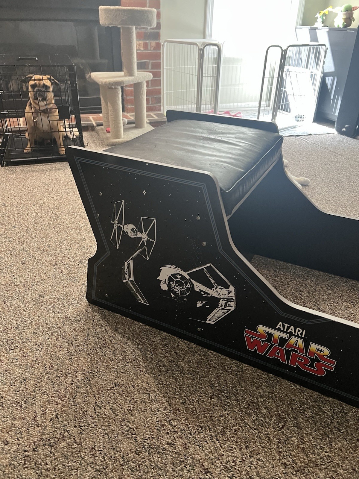 Arcade1Up Atari Star Wars Sit Down Seat Bench Only Replacement Cockpit Chair