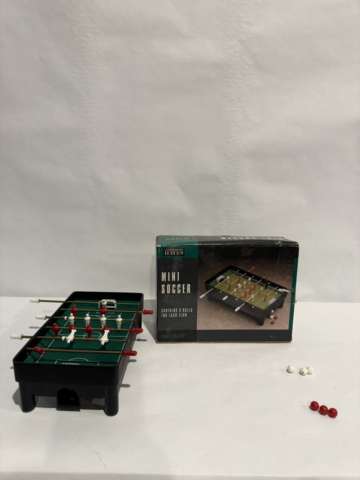 Christopher Hayes MINI FOOSBALL HAND SOCCER TABLETOP GAME – Vintage