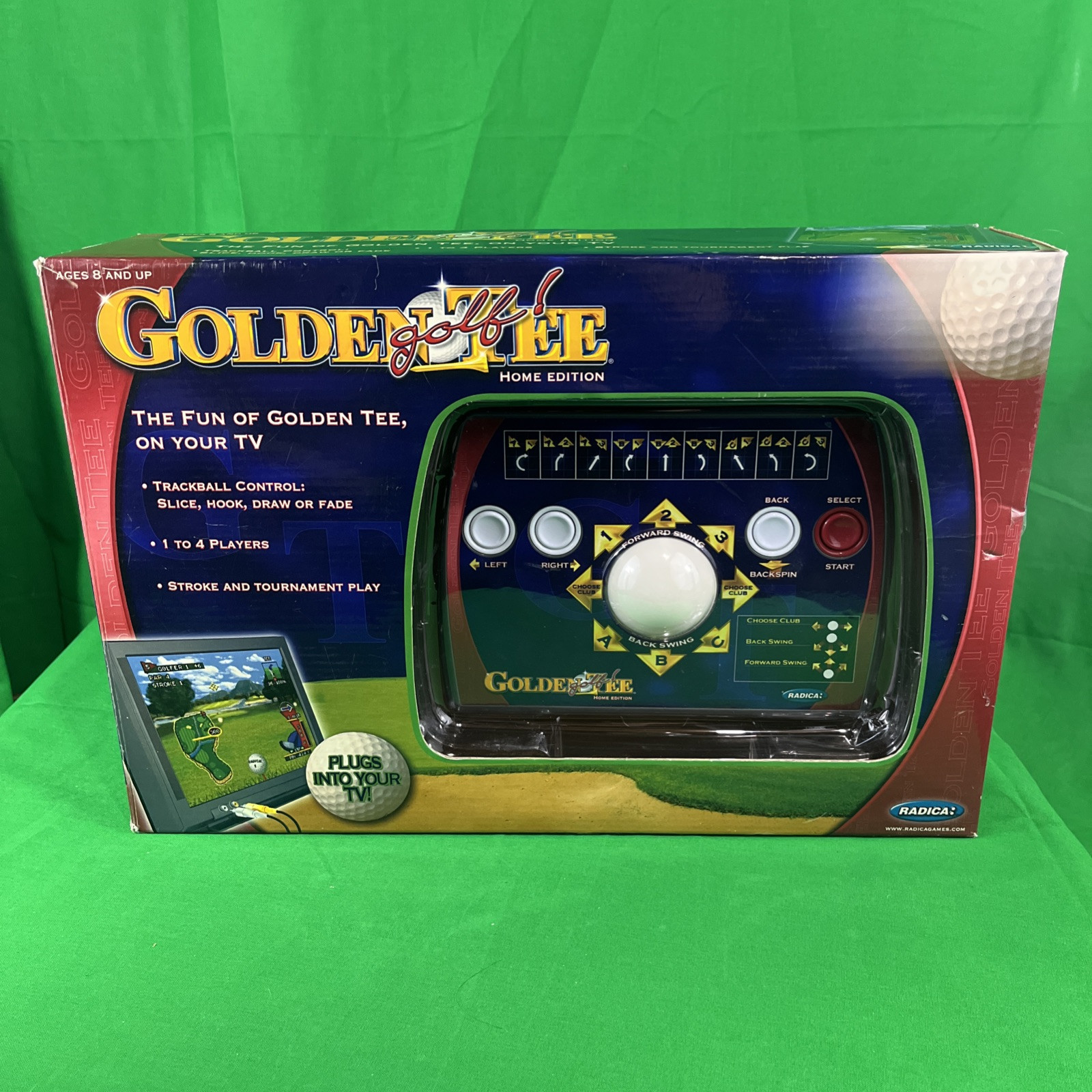VTG Radica GOLDEN TEE Golf Home Edition Plug and Play TV Video Game.