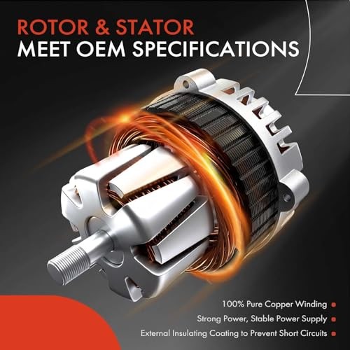 Alternator Compatible with Chevrolet Blazer 1998 1999 2000, S10, Astro & GMC