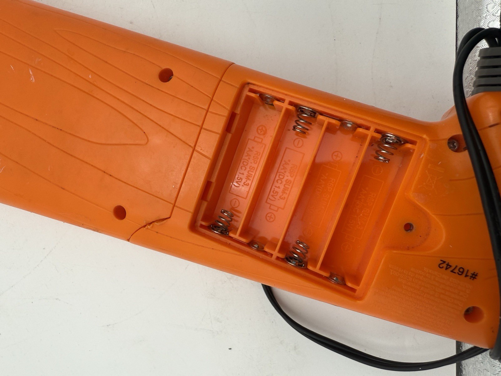 🌟Big Buck Pro Arcade TV Video Game Gun Only -Orange 2009 Jakks Pacific