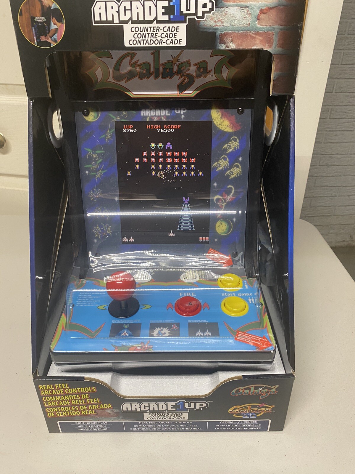 Arcade1Up Galaga Galaxian CounterCade 18.5”-BRAND NEW!