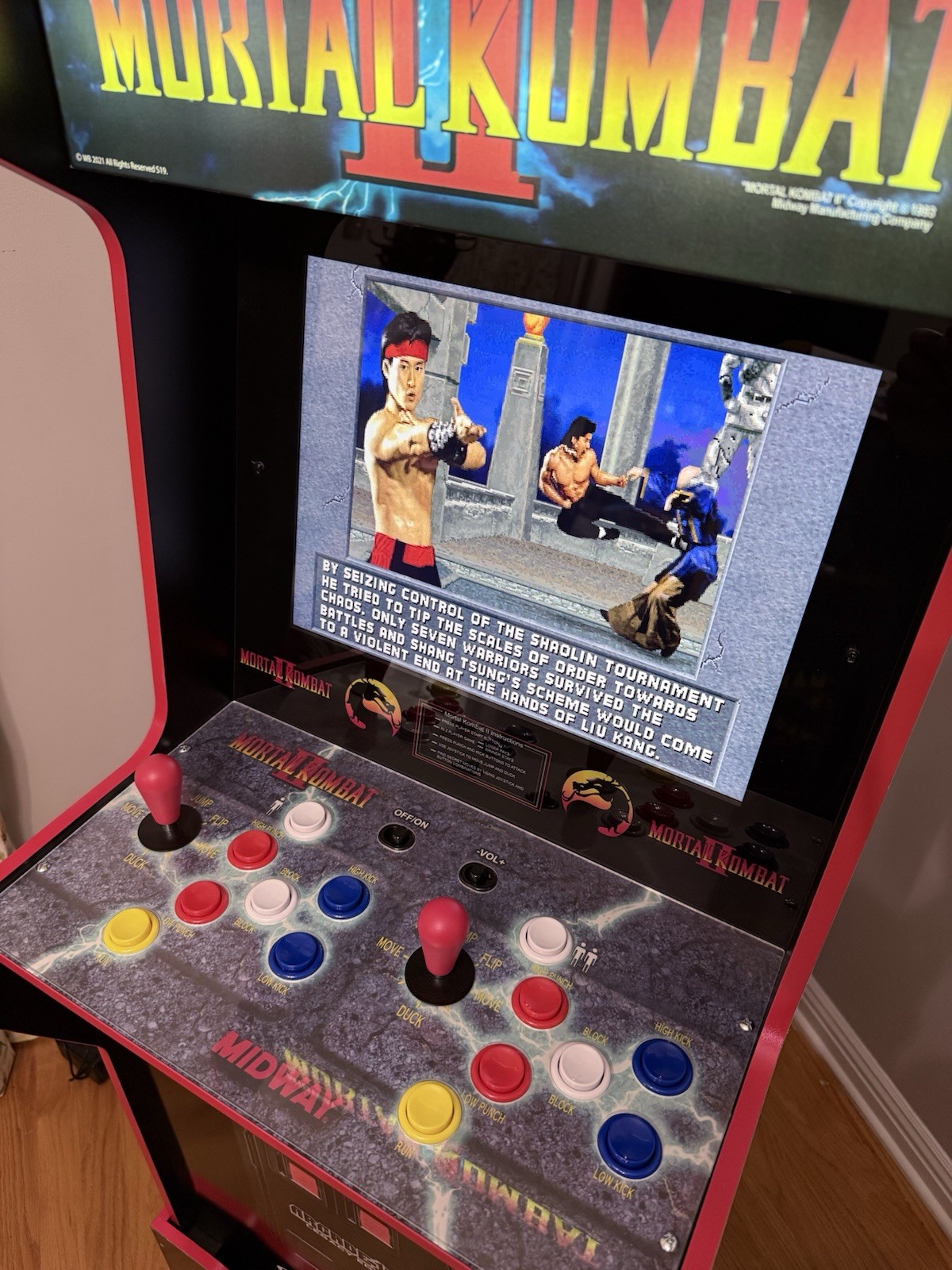MORTAL KOMBAT: Legacy Edition – Arcade1Up – 12 Games – with Riser
