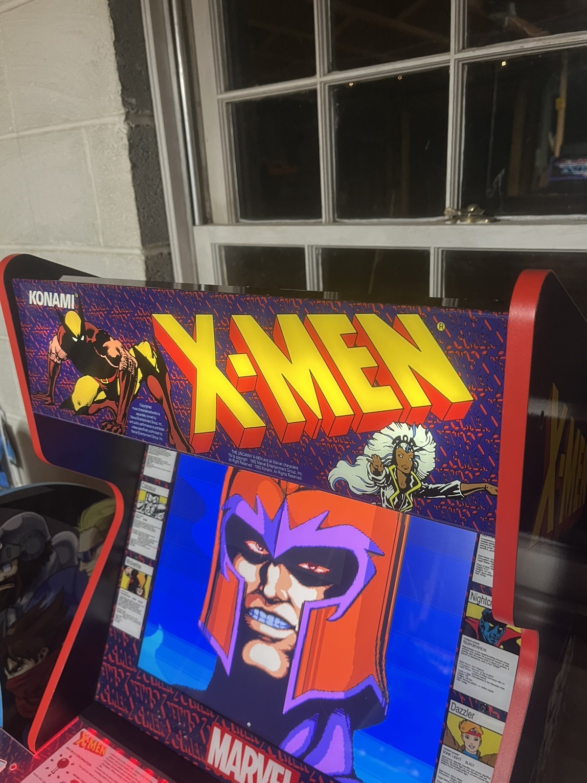 Arcade 1Up X-Men 4 Player Arcade machine (upgraded buttons, marquee)